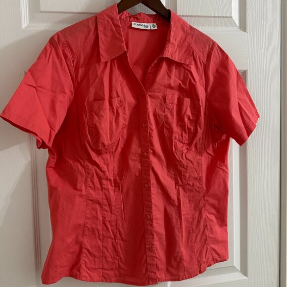 St. John’s Bay Women´s Button Down Shirt, Size XL - Picture 2 of 11